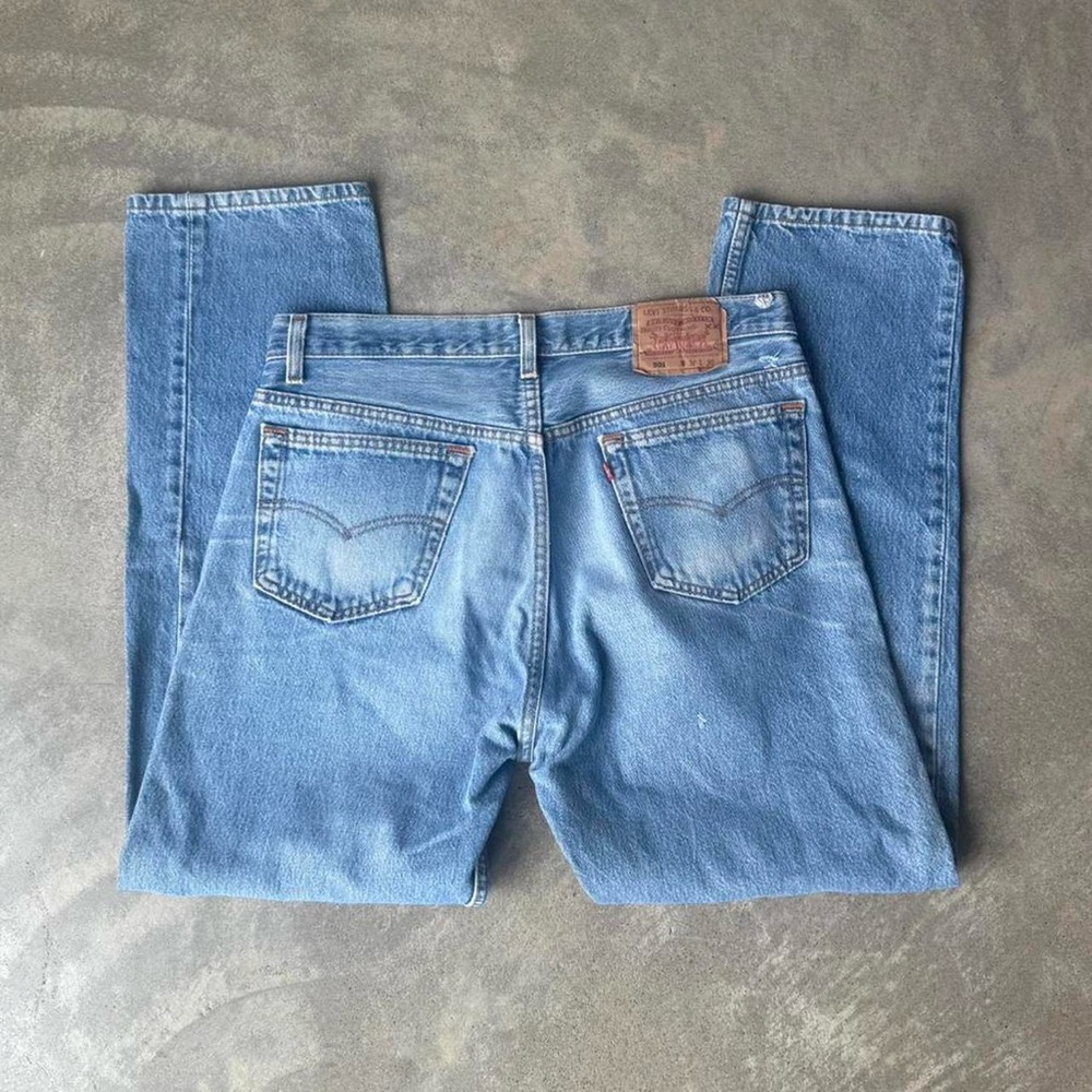 Levi's Blue Straight Leg Jeans Classic Denim